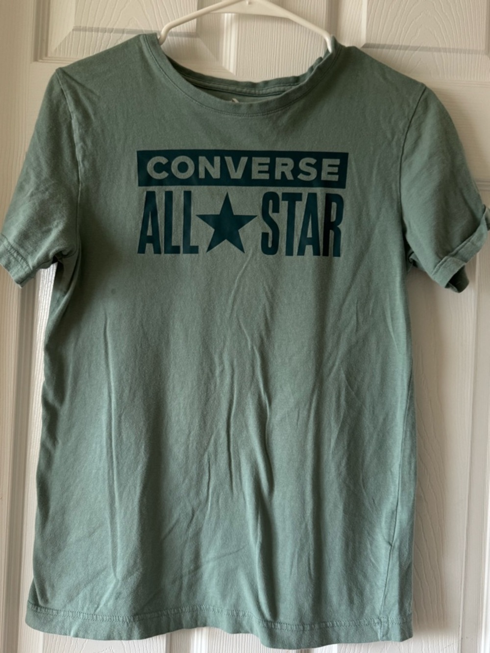 Boys Converse All Star Mint Green Logo Tee
